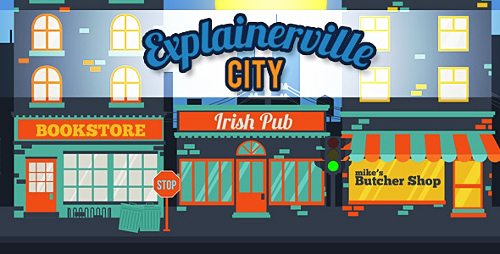 Videohive Explainerville City