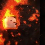Videohive Exploding Burning Logo Reveal 19524212