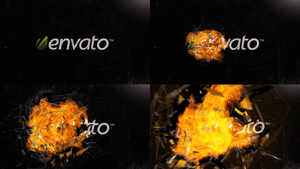 Videohive Explosion - Glass Fire 1939322