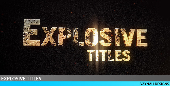 Videohive Explosive Titles Trailer HD 98351