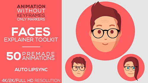 Videohive Faces - Explainer-Toolkit 18530885