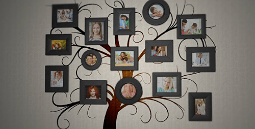 Videohive Family Tree Photo Album
