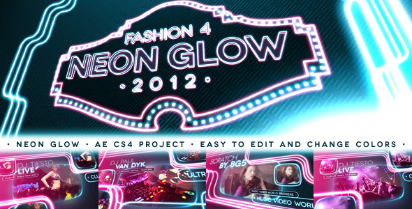 Videohive Fashion 4 - Neon Glow 3288548
