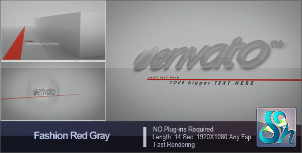 Videohive Fashion Red Gray Logo 3376580