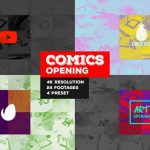 Videohive Fast Comics Opening Art Intro Kids Cartoon Tv Broadcast Intro Teens Youtube Channel Family Tales 22091637