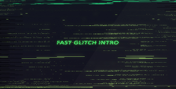 Videohive Fast Glitch Intro 15953983