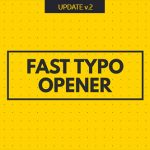 Videohive Fast Typo Opener 19594569