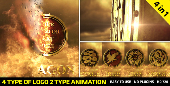 Videohive Fire Logo Reveal