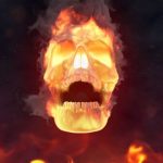 Videohive Fire Skull Logo Reveal 24509656