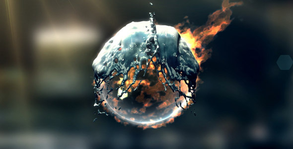 Videohive Fire & Water Logo 1480990