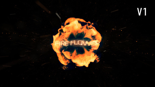 Videohive Fire flower 9194812