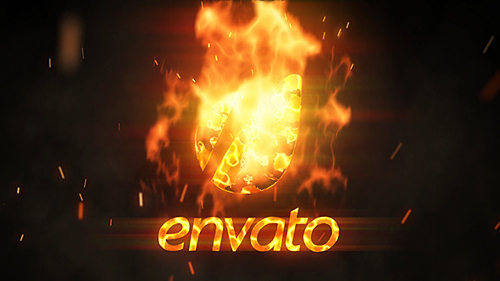Videohive Flame Logo Reveal