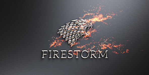 Videohive Flame & Metal  Fire Logo Reveal 16928053