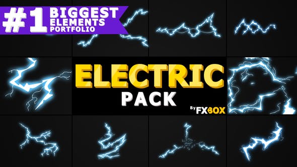 Videohive Flash FX Electric Elements And Transitions 21099232