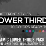 Videohive Flat Dynamic Lower Thirds Pack 15305568