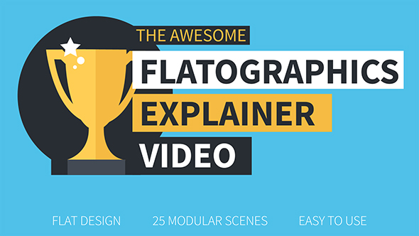 Videohive Flatographics Explainer Video 20526685