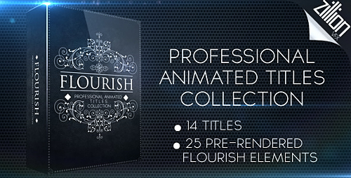 Videohive Flourish Titles Collection 7636342