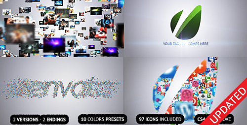 Videohive Flying Through Images Logo Reveal 2568773