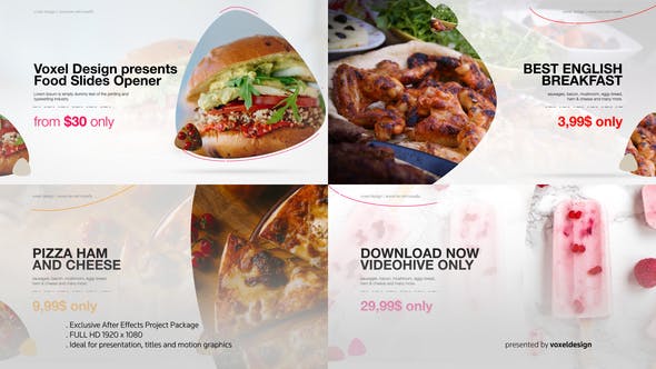 Videohive Food Product Opener 22598659