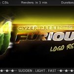 Videohive Furious Logo - Fast Powerful Simple Reveal