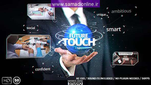 Videohive Future Touch Logo 2 10432420