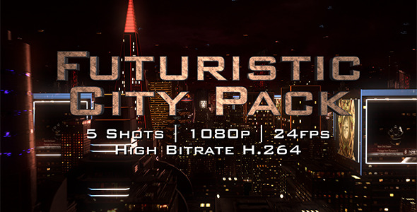 Videohive Futuristic City Pack -8925526