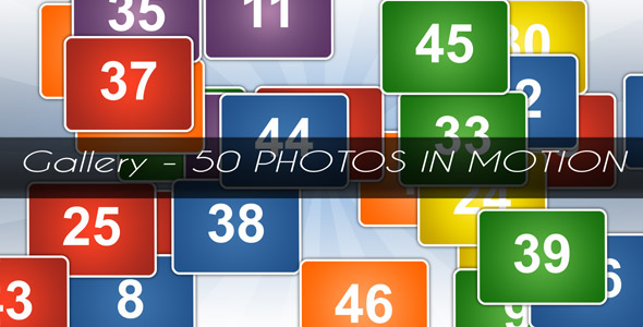 Videohive Gallery 50 Photos in Motion 64377