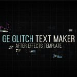 Videohive Ge Glitch Text Maker