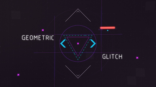 Videohive Geometric Glitch Intro 2