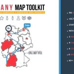 Videohive Germany Map Toolkit 26473731