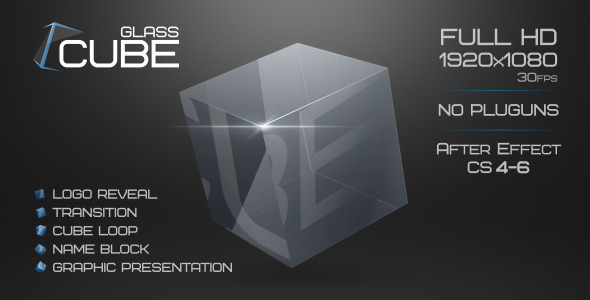 Videohive Glass Cube Project 6850352
