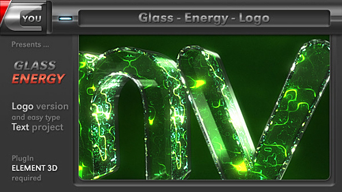 Videohive Glass Energy Logo