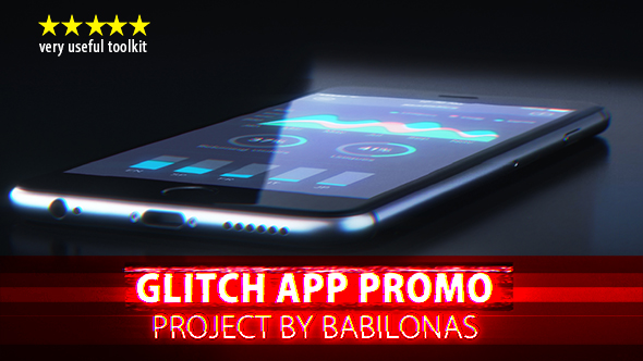 Videohive Glitch App Promo 19532249