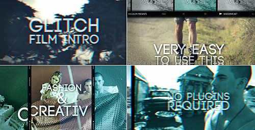 Videohive Glitch Film Intro 10898983