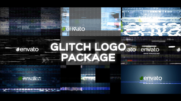 Videohive Glitch Logo Pack 19643456