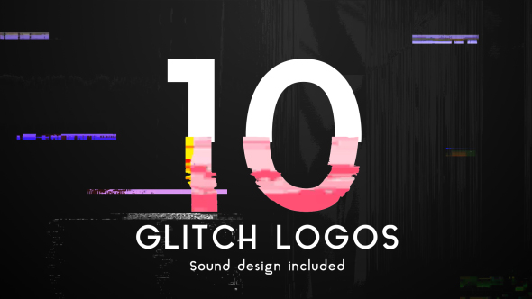 Videohive Glitch Logo Pack 19801525