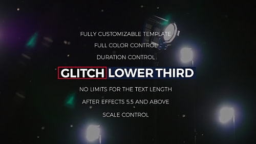 Videohive Glitch Lower Thirds & Titles 17100890