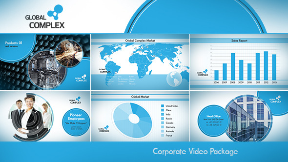 Videohive Global Complex - Corporate Video Package 7684862