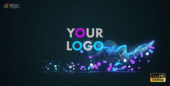 Videohive Glow Particles Logo 19477047