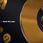 Videohive Gold 3D Logo Opener 20842906