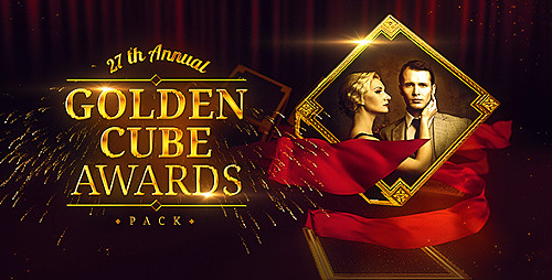 Videohive Golden Cube - Awards Pack