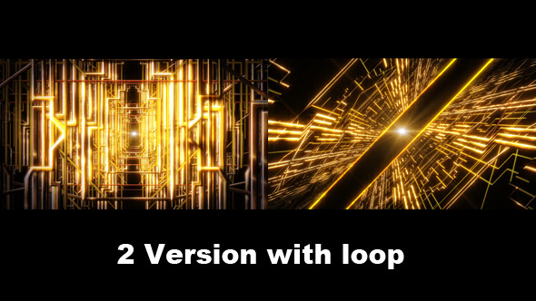 Videohive Golden Space 7337605