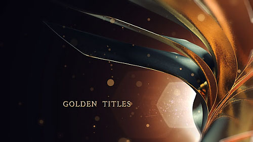Videohive Golden Titles 17915387