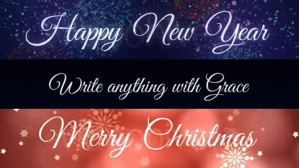 Videohive Grace - Animated Handwriting Typeface 9865271