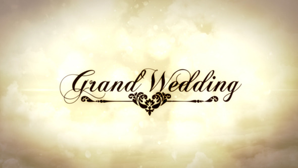 Videohive Grand Wedding