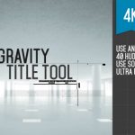 Videohive Gravity Title Tool 19270965
