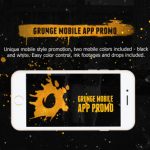Videohive Grunge Mobile App Promo 13310779
