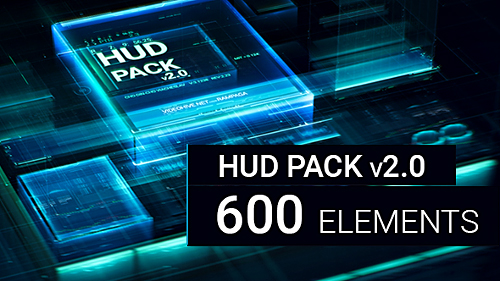 Videohive HUD Pack v2.0 - 600 Elements 21100353