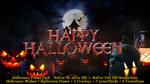 Videohive Halloween - Broadcast Pack 22695985