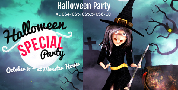 Videohive Halloween PartyWish 12982685